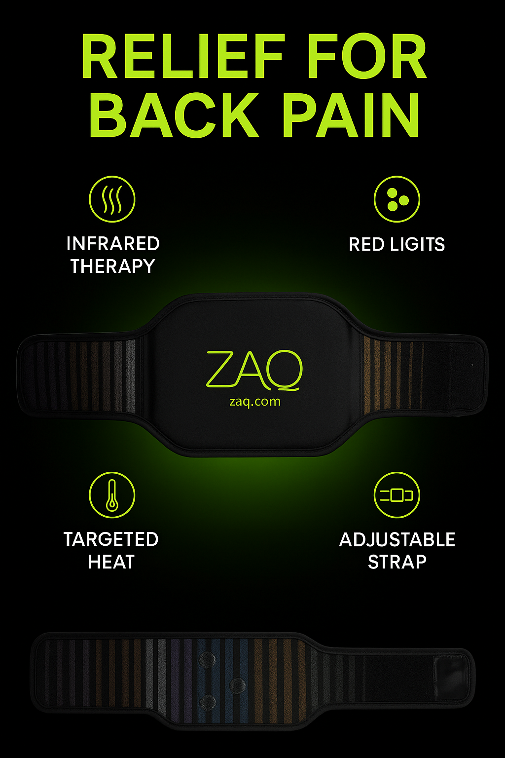 REVA Multifunctional Infrared Heat, PEMF  Belt for Enhanced Wellness and Relaxation