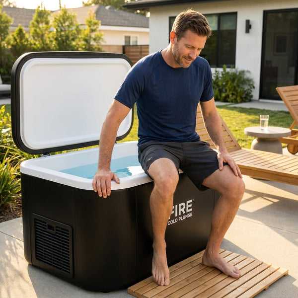 Cold Plunge Tub Built for Home Use, Ice-Making System, Ozone Disinfection, Weatherproof to -20F